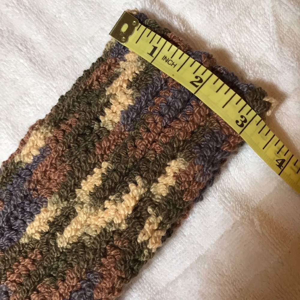 NWOT Handmade Multicolored infinity scarf - Picture 8 of 8